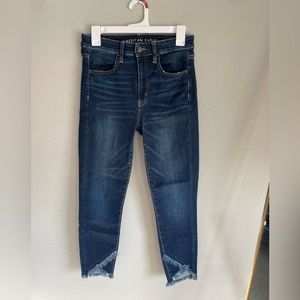 AE high rise cropped jeggings